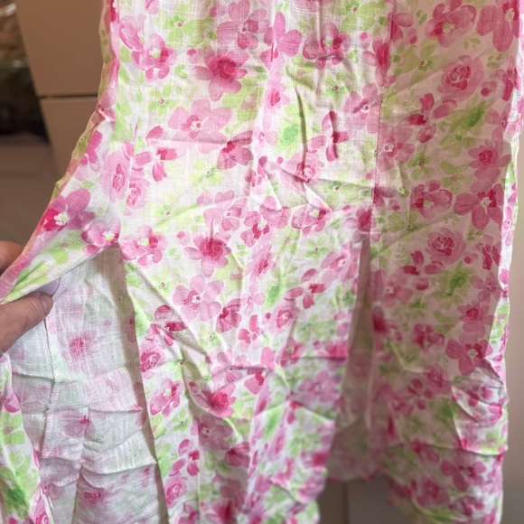 Primark Women's Multicolor summer Dress size 2 linen blend - Picture 7 of 7